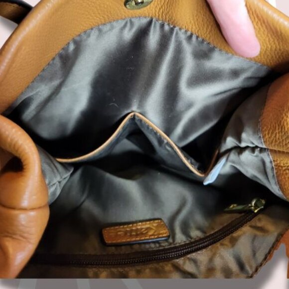 KATTEE Soft Leather Tote Bag Shoulder Bag Brown - Picture 7 of 11